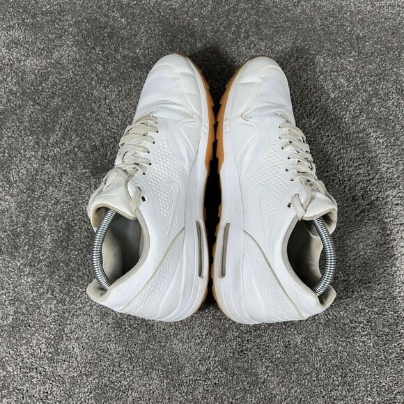 Nike Air Max 1 AQ0863-101 Mens Size 9.5 White Gum Spikeless Golf Shoes Used - Picture 7 of 11